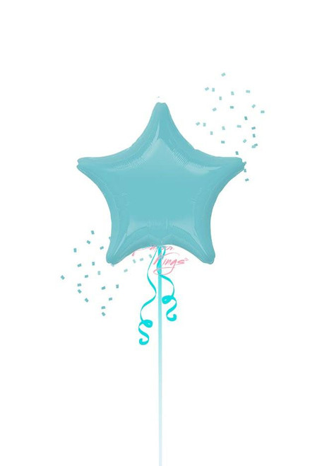 Anagram International Inc Robin's Egg Blue Star -NJ 