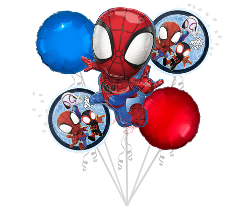 Spidey and friends birthday balloon bouquet North NJ delivery