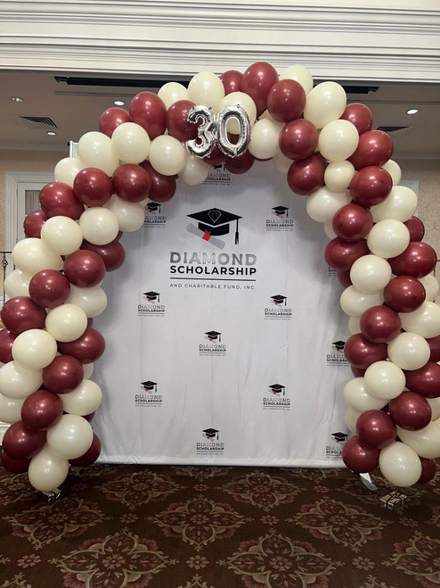 Helium balloon arch Dallas