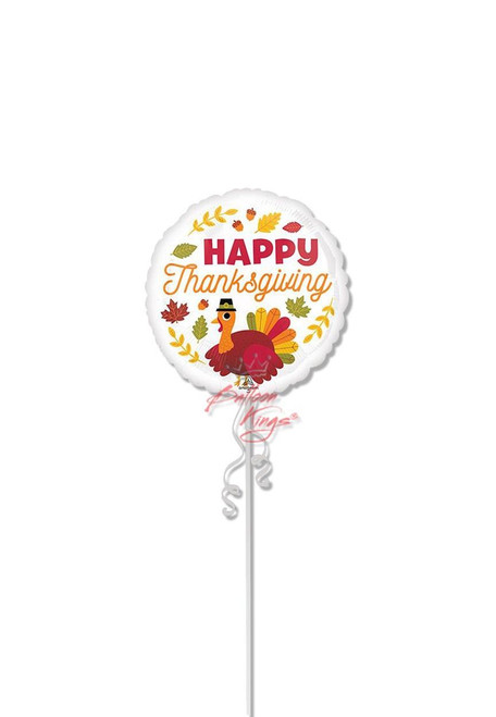 Anagram International Inc Small Happy Thanksgiving Pilgrim Turkey 