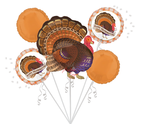Anagram International Inc Thankful Turkey Bouquet