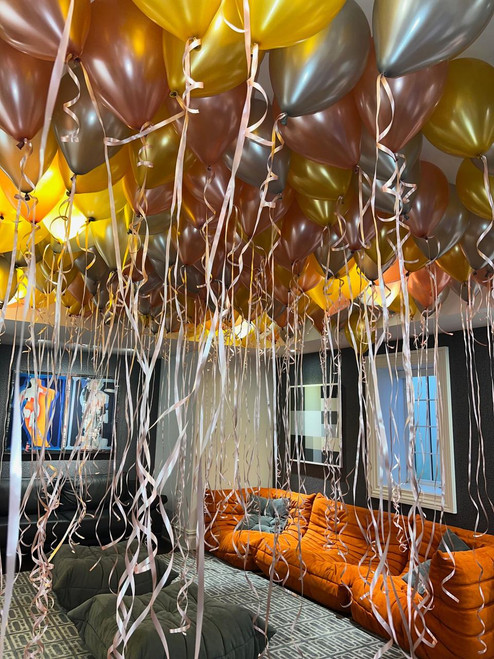 150 free-floating ceiling balloons Dallas