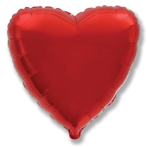 Large 32" Red Heart balloon Dallas delivery