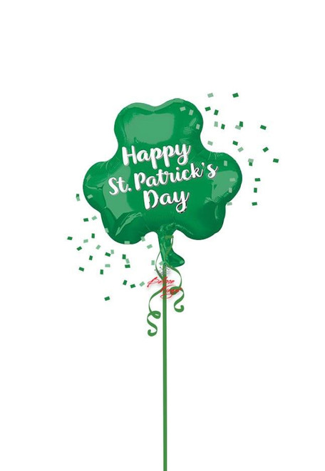 Happy St. Patrick’s Day shamrock balloon balloon delivery DFW