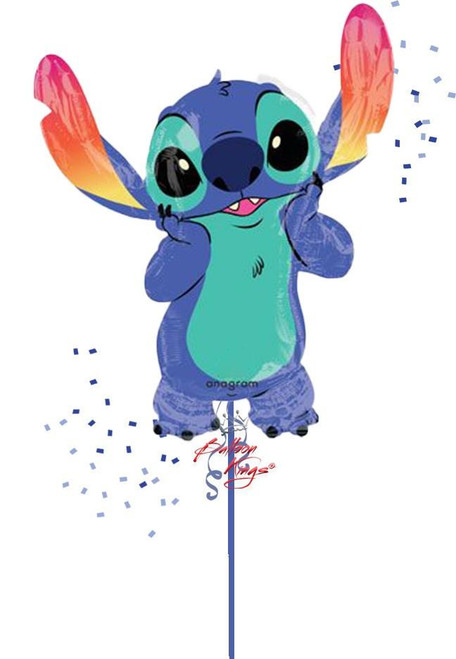 Disney Stitch character balloon helium ready DFW