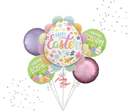 Betallic LLC Ruffled Floral Easter Egg Bouquet