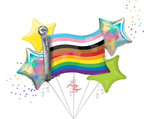 Anagram International Inc Pride Flag Bouquet - NJ