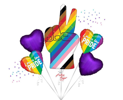 rainbow pride balloon delivery DFW