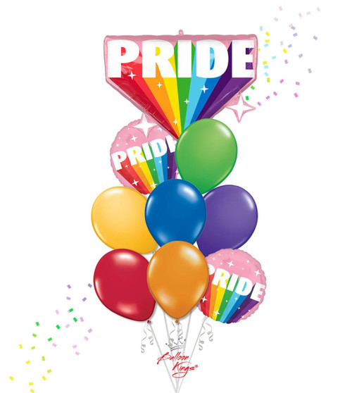 pride celebration balloon bouquet Dallas
