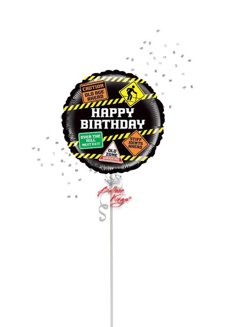 Helium-filled humorous birthday balloon Dallas