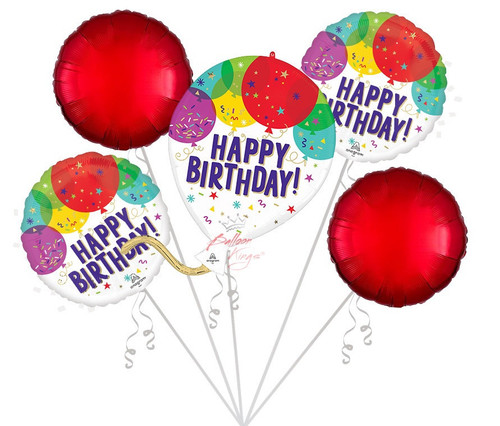 HB Birthday Balloon Bouquet -CD