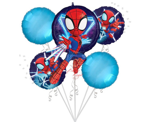 Roly Polies Spidey & Friends balloon Bouquet Dallas