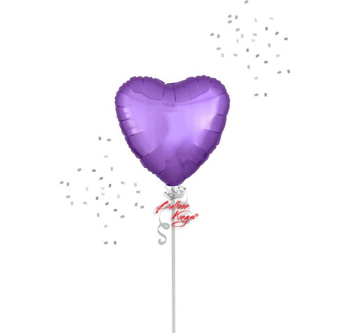 Anagram International Inc Pearl Lavender Heart -HOU 