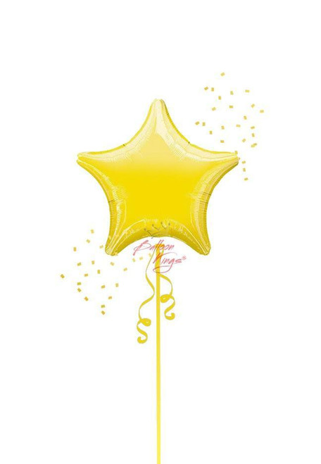 Anagram International Inc Bright Yellow Star -HOU 