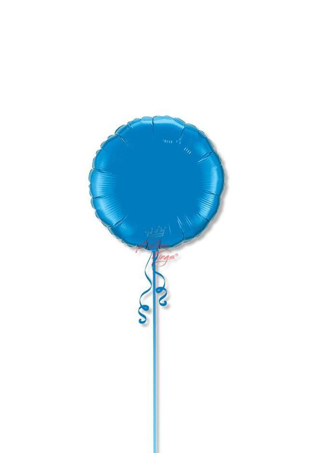 Anagram International Inc Metallic Blue Round -HOU 
