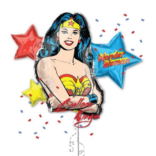 Anagram International Inc Wonder Woman Stars -HOU 