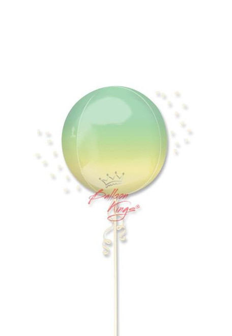 Anagram International Inc Orbz Ombre Yellow & Green -HOU 
