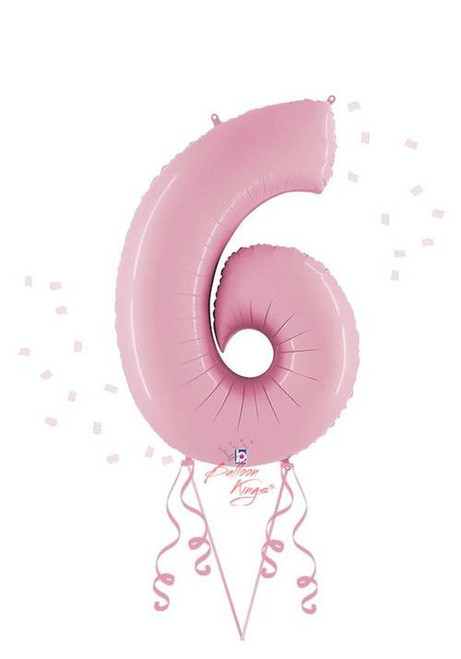 Betallic LLC Pastel Pink Number 6 -HOU 