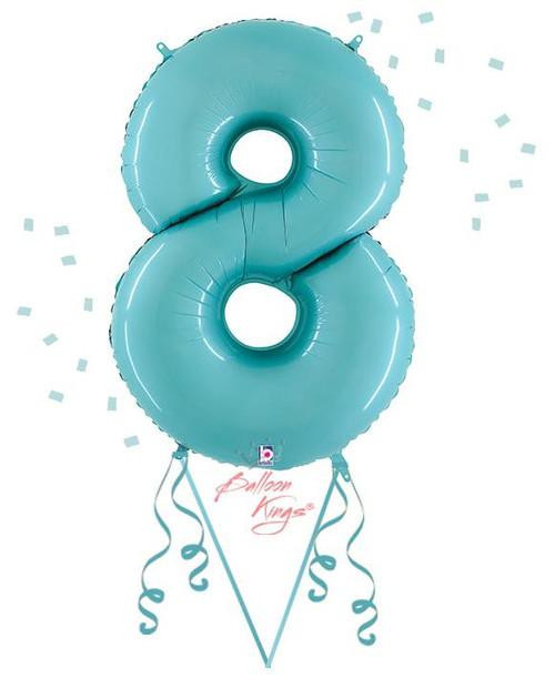  Pastel Blue Number 8 -HOU 