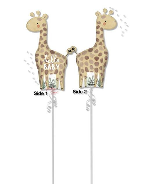 Anagram International Inc Jungle Hello Baby Giraffe -HOU 