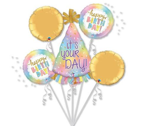 Betallic LLC Opal Party Hat Bouquet -HOU 