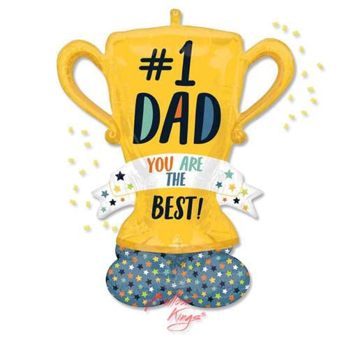 Anagram International Inc Airloonz #1 Best Dad Trophy -HOU 