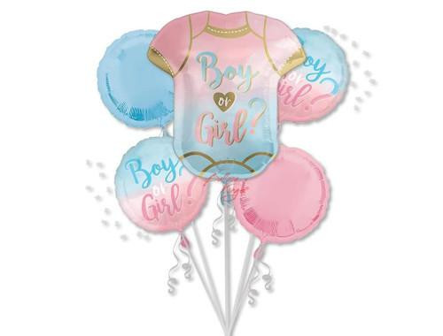 Anagram International Inc Big Reveal Boy or Girl Bouquet -HOU 
