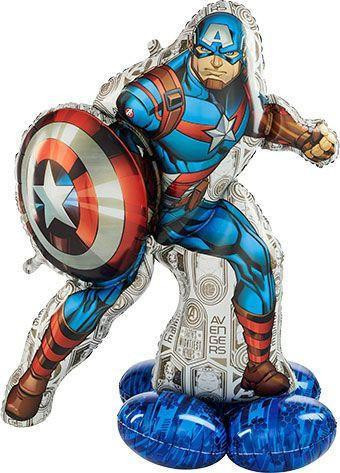 Anagram International Inc Avengers Captain America Airloonz -HOU 