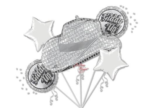 Anagram International Inc Hb Disco Western Hat Bouquet -HOU 