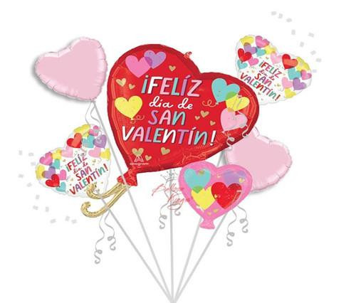Anagram International Inc Feliz Dia De San Valentin Bouquet -HOU 