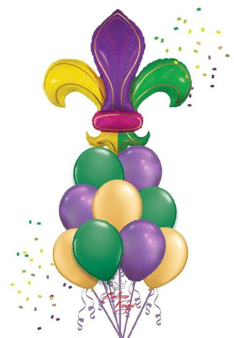 Anagram International Inc Fleur De Lis Large Bouquet -HOU 