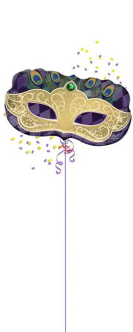 Anagram International Inc Mardi Gras Mask -HOU 