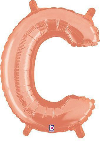 Betallic LLC 14in Rose Gold Letter C -HOU 