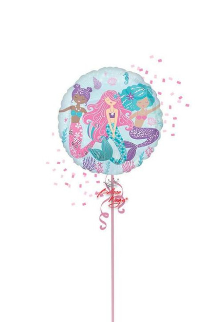 Anagram International Inc Shimmering Mermaid Friends -HOU 