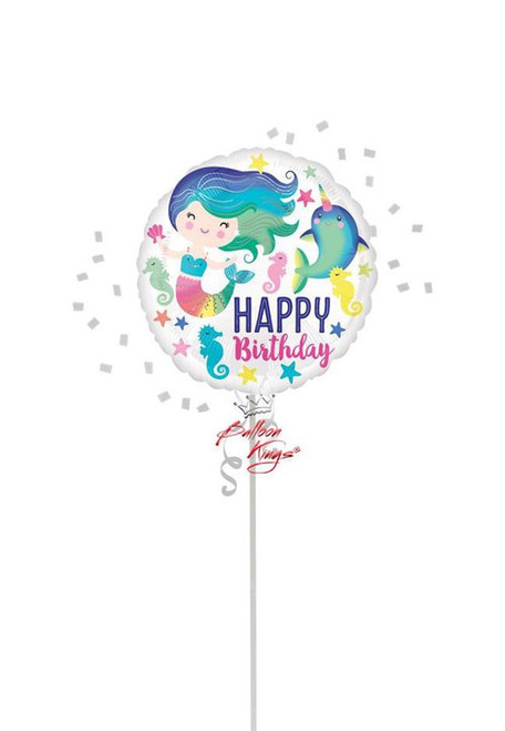 Anagram International Inc Hb Colorful Mermaid Ocean Fun 