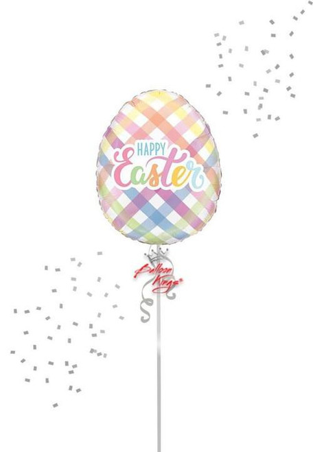 Betallic LLC Happy Easter Egg Plaid -HOU 