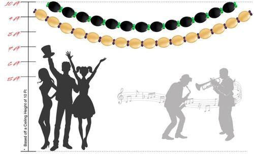 Sempertex Mardi Gras Beads Package -HOU 