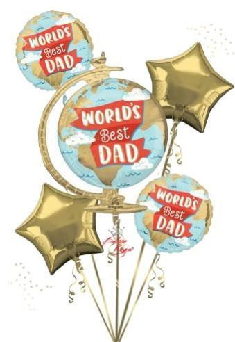 Anagram International Inc World's Best Dad Bouquet -HOU 