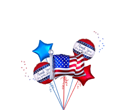 thank you for your service bouquet north nj patriotic military delivery