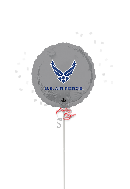 u.s. air force balloon north nj military foil balloon silver blue patriotic delivery