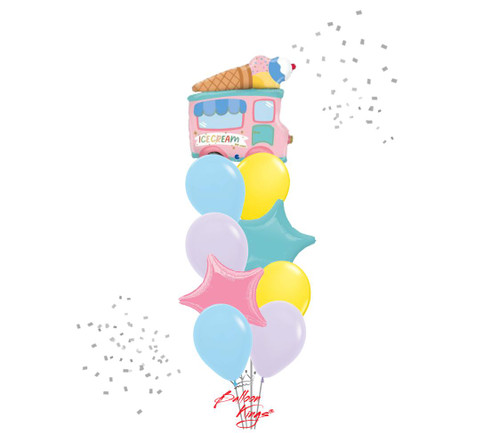 Sempertex Ice Cream Truck Large Bouquet -HOU 