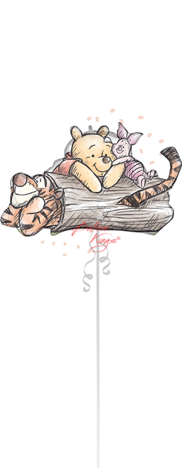 Large Cartoon Winnie the Pooh -HOU