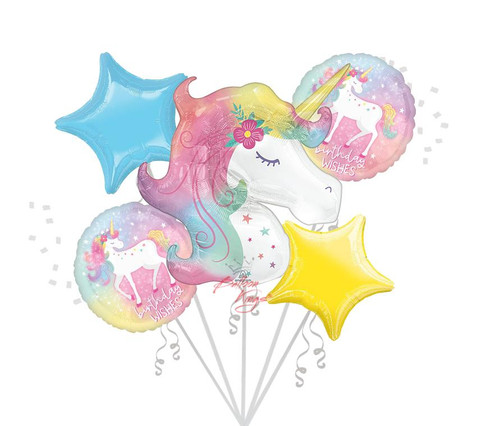Anagram International Inc Enchanted Unicorn Bouquet 