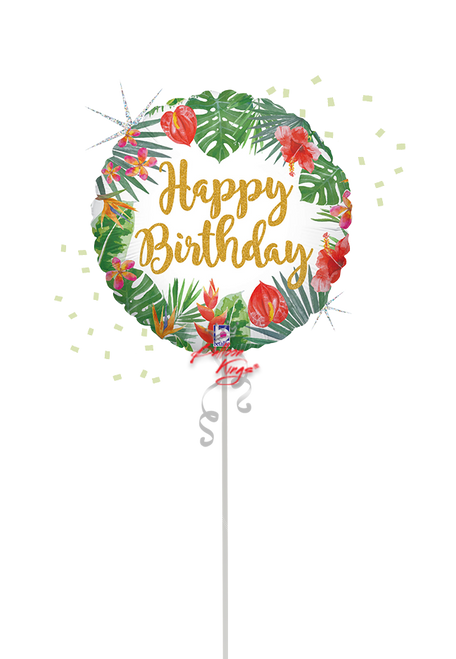 Betallic LLC Tropical Birthday Holo