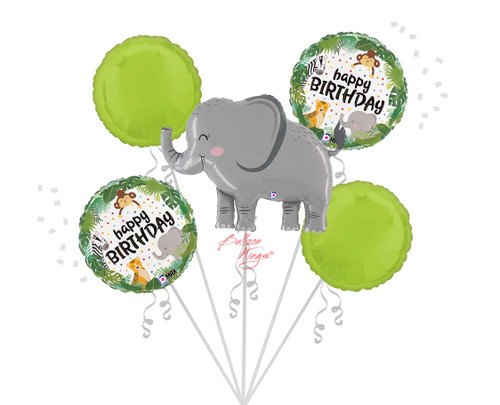 Elephant birthday balloon bouquet Dallas