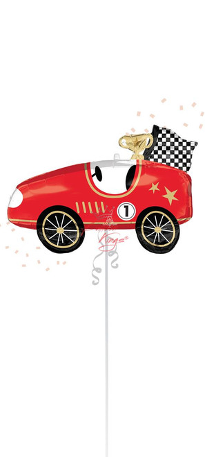 Betallic LLC Lrg Red Race Car 