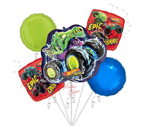 Anagram International Inc Hot Wheels Monster Truck Bouquet 
