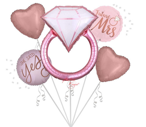 Anagram International Inc Blush Wedding Bouquet - HOU 