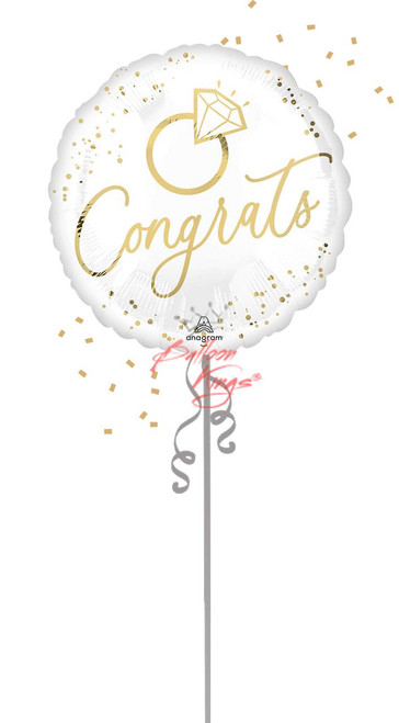Anagram International Inc White Gold Wedding Congrats - CD 