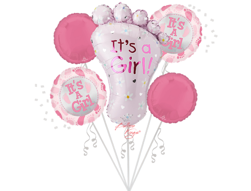 Anagram International Inc Its A Girl Feet Bouquet